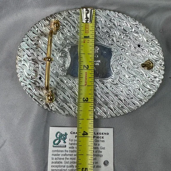 Gist Silversmiths NJQHA Champion Select All Around Belt Buckle 2008 NIB - Picture 10 of 12